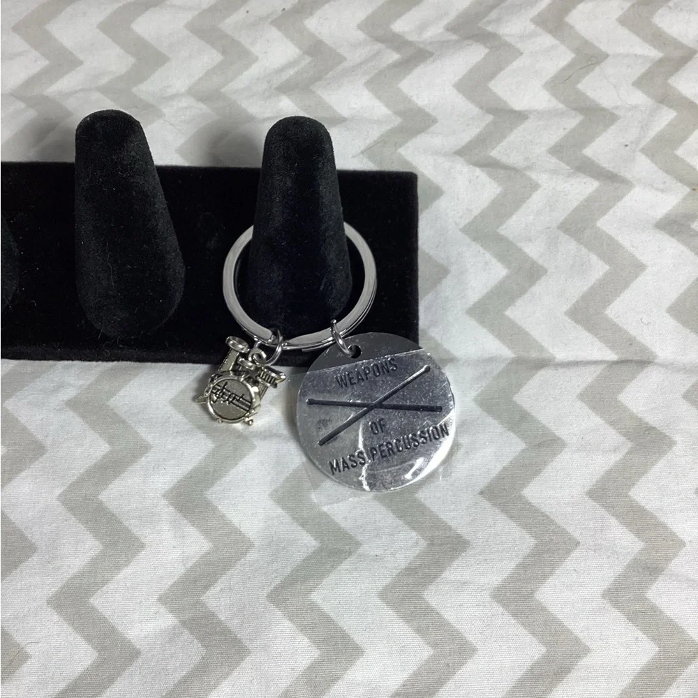 Drummer Keychain